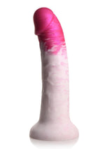 Load image into Gallery viewer, Strap U Real Swirl Realistic Silicone Dildo - Pink
