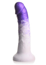 Load image into Gallery viewer, Strap U Real Swirl Realistic Silicone Dildo - Purple
