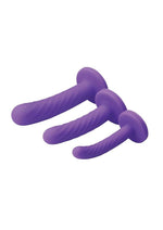 Load image into Gallery viewer, Strap U Tri-Play 3 Piece Silicone Dildo
