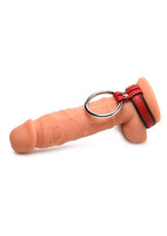 Load image into Gallery viewer, Strict Leather Cock Gear Leather and Steel Cock and Ball Ring
