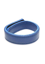 Load image into Gallery viewer, Strict Leather Cock Gear Velcro Leather Cock Ring - Blue

