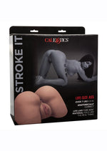 Load image into Gallery viewer, Stroke It Life-Size Masturbator - Ass - Chocolate
