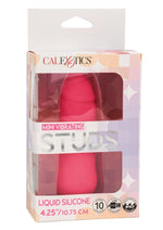 Load image into Gallery viewer, Mini Vibrating Studs Rechargeable Silicone Vibrator - Pink
