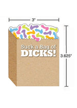 Load image into Gallery viewer, Suck A Bag Of Dicks Sticky Notes

