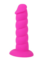 Load image into Gallery viewer, Suga&#39; Daddy Silicone Dildo - Pink - 5.5in
