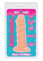 Load image into Gallery viewer, Suga&#39; Daddy Silicone Dildo - Vanilla - 5.5in
