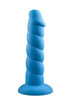Load image into Gallery viewer, Suga&#39; Daddy Silicone Dildo - Blue - 8in
