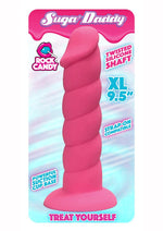 Load image into Gallery viewer, Suga&#39; Daddy Silicone Dildo - Pink - 9.5in
