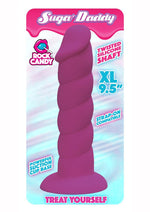 Load image into Gallery viewer, Suga&#39; Daddy Silicone Dildo - Purple - 9.5in
