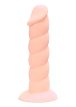 Load image into Gallery viewer, Suga&#39; Daddy Silicone Dildo - Flesh/Vanilla - 9.5in
