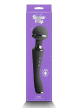 Load image into Gallery viewer, Sugar Pop Bliss Rechargeable Silicone Wand Massager - Black
