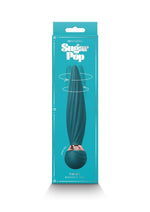 Load image into Gallery viewer, Sugar Pop Twist Rechargeable Silicone Vibrator - Teal
