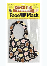Load image into Gallery viewer, Super Fun F U Finger Mask - Animal Print

