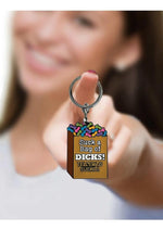 Load image into Gallery viewer, Super Fun Key Chain Suck A Bag Of Dicks - Multicolor
