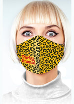 Load image into Gallery viewer, Super Fun Party Animal Mask - Animal Print/Black/Gold
