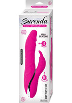 Load image into Gallery viewer, Surenda Rabbit Lover and Dildo Rechargeable Silicone Vibrator - Pink
