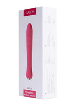 Load image into Gallery viewer, Svakom Anya Silicone Heating Vibrator - Plum/Red/Silver
