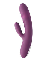Load image into Gallery viewer, Svakom Avery Silicone Dual Stimulating Rechargeable Vibrator - Purple/Violet
