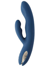 Load image into Gallery viewer, Svakom Aylin Silicone Vibrator - Blue/Silver
