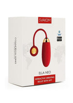 Load image into Gallery viewer, Svakom Ella Neo Silicone Interactive Bullet Vibrator - Gold/Red
