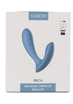 Load image into Gallery viewer, Svakom Erica Romantic Rose App Compatible Rechargeable Silicone Dual Stimulating Vibrator - Pink
