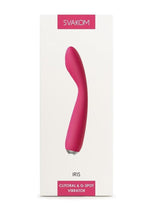 Load image into Gallery viewer, Svakom Iris Silicone G-Spot Rechargeable Vibrator - Pink/Plum/Red/Silver

