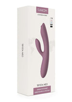 Load image into Gallery viewer, Svakom Trysta Neo Rechargeable App Compatible Silicone Rabbit Vibrator - Lavender/Purple
