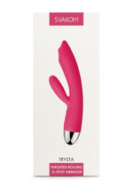 Load image into Gallery viewer, Svakom Trysta Rechargeable Silicone G-Spot Vibrator - Pink/Plum/Red/Silver
