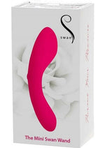 Load image into Gallery viewer, Swan Mini Swan Wand Rechargeable Silicone Massager - Pink
