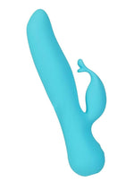 Load image into Gallery viewer, Swan The Kissing Swan Rechargeable Silicone Dual Action Rotate and Clitoral Vibrator - Blue
