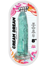 Load image into Gallery viewer, Sweet Sex Cream Dream Silicone Dildo - Aqua/Blue
