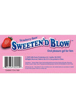 Load image into Gallery viewer, Sweeten D Blow Flavored Oral Pleasure Gel 1.5oz - Strawberry
