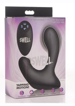 Load image into Gallery viewer, Swell 10x Inflatable and Tapping Rechargeable Silicone Prostate Vibrator with Remote Control - Black
