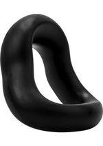 Load image into Gallery viewer, Swingo Curve Silicone Cock Ring - Black
