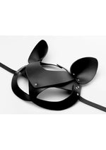 Load image into Gallery viewer, Tailz Black Cat Tail Anal Plug and Mask