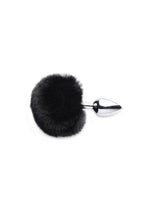 Load image into Gallery viewer, Tailz Onyx Bunny Tail Anal Plug
