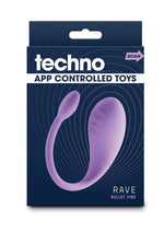 Load image into Gallery viewer, Techno Rave Rechargeable Silicone App Compatible Vibrator - Lavender/Purple
