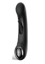 Load image into Gallery viewer, Tempo Pressure Sensing App Controlled Kinky Finger Tapping Rechargeable Silicone G-Spot Vibrator - Black