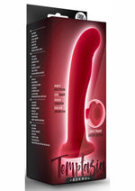 Load image into Gallery viewer, Temptasia Jezebel Silicone Dildo 6in - Crimson - Red
