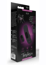 Load image into Gallery viewer, Temptasia Remote Control Silicone Rechargeable Panty Vibrator - Black
