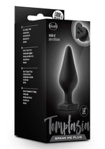Load image into Gallery viewer, Temptasia Spank Me Silicone Butt Plug - Black