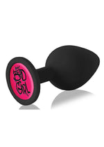 Load image into Gallery viewer, The 9&#39;s - Booty Talk Silicone Butt Plug Bad Girl - Black
