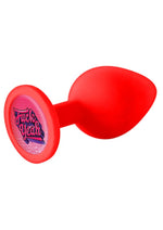 Load image into Gallery viewer, The 9&#39;s - Booty Talk Silicone Butt Plug F Yeah - Red

