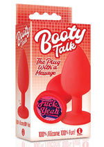 Load image into Gallery viewer, The 9&#39;s - Booty Talk Silicone Butt Plug F Yeah - Red
