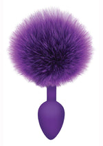 Load image into Gallery viewer, The 9&#39;s - Cottontails Silicone Bunny Tail Butt Plug - Purple

