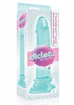 Load image into Gallery viewer, The 9&#39;s - Diclets Jelly Dildo - Aqua/Blue - 7in
