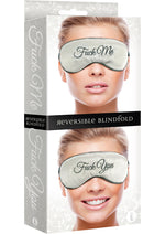 Load image into Gallery viewer, The 9&#39;s - Fuck Me / Fuck You Reversible Mask - Gray/Grey
