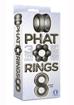 Load image into Gallery viewer, The 9&#39;s - Phat Rings Smoke 1, Chunky Cock Rings - Smoke
