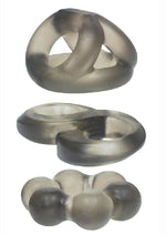 Load image into Gallery viewer, The 9&#39;s - Phat Rings Smoke 1, Chunky Cock Rings - Smoke
