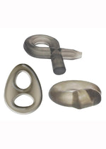 Load image into Gallery viewer, The 9&#39;s - Phat Rings Smoke 2, Chunky Cock Rings - Smoke
